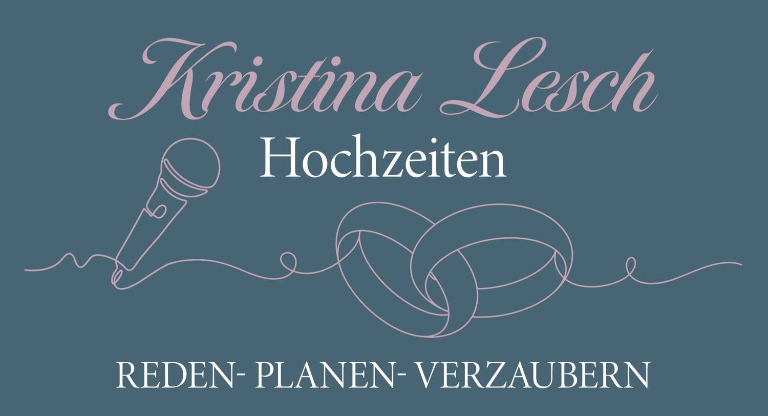 Kristina Lesch – Hochzeiten – Reden – Planen – Verzaubern – Logo